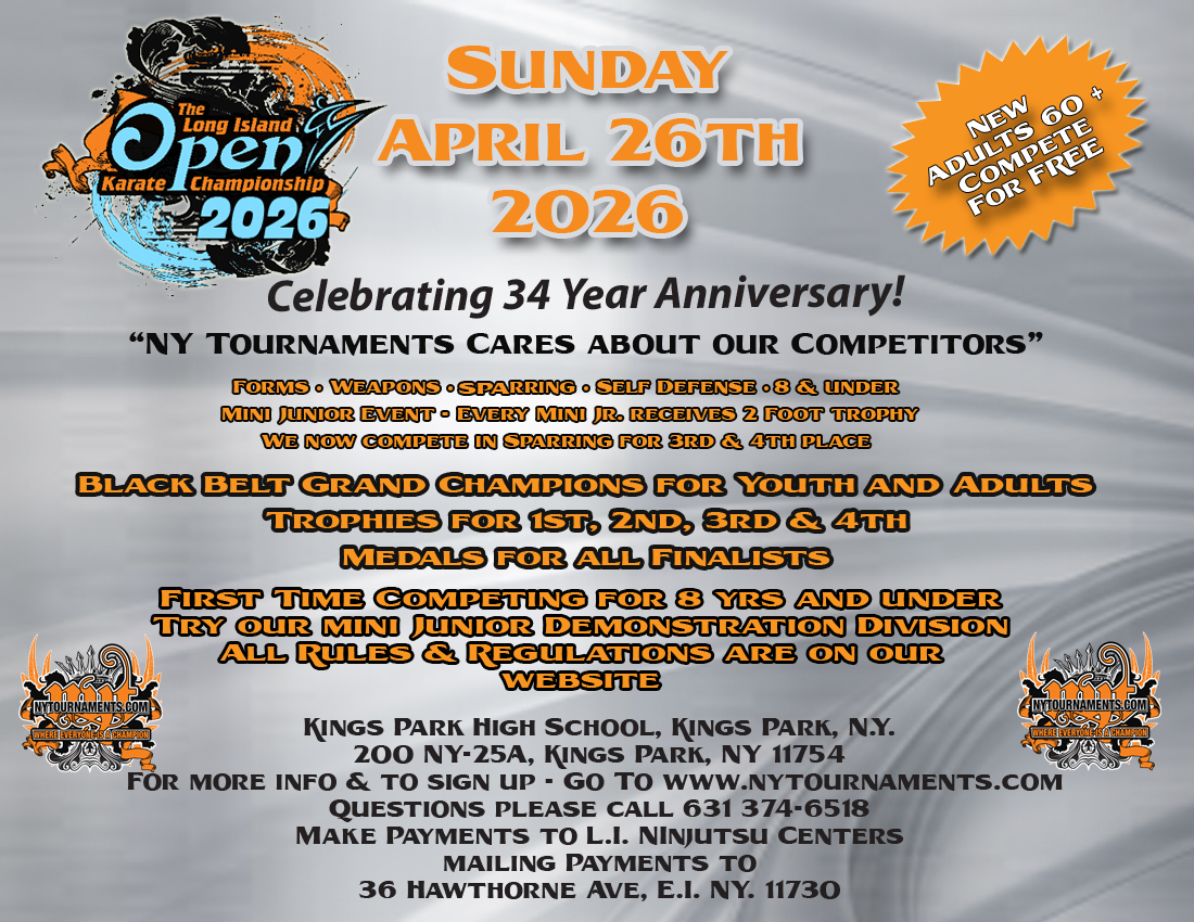 L.I. Open 2026 Flyer 